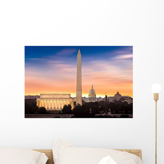 Dawn over Washington Wall Decal