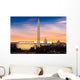 Dawn over Washington Wall Decal