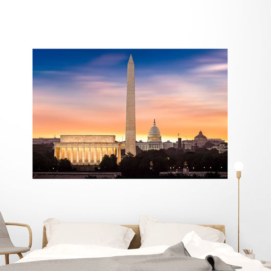 Dawn over Washington Wall Decal