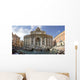 rome - trevi fountain - panorama Wall Mural