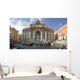 rome - trevi fountain - panorama Wall Mural