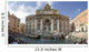 rome - trevi fountain - panorama Wall Mural