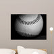 black and white baseball Wall Mural