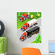 Three Big Trucks Wall Mural