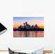 Dallas Skyline Sunrise Wall Decal