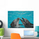 Bottle Nosed Dolphins Wall Mural