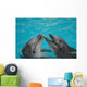 Bottle Nosed Dolphins Wall Mural