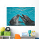 Bottle Nosed Dolphins Wall Mural