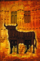 Bull Wall Mural