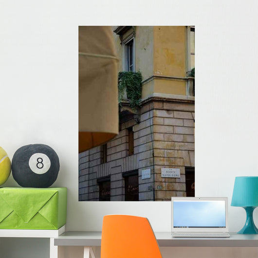Via Monte Napoleone Milan Wall Decal