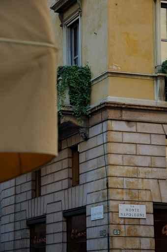 Via Monte Napoleone Milan Wall Decal