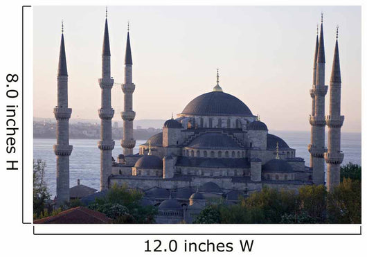 Main Mosque of Istanbul - Sultan Ahmet Camii (blue Mosque) at Ea Wall Mural