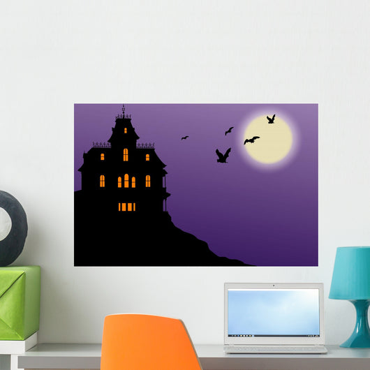 manoir halloween Wall Mural