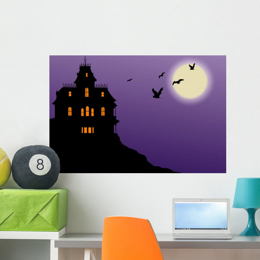 manoir halloween Wall Mural