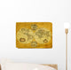 Old Paper World Map Wall Decal