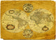 Old Paper World Map Wall Decal