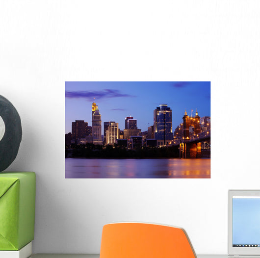 Cincinnati Skyline Wall Mural