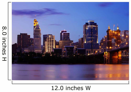 Cincinnati Skyline Wall Mural