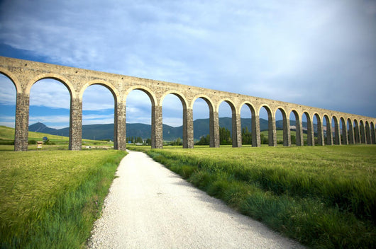 roman aqueduct in pamplona Wall Mural