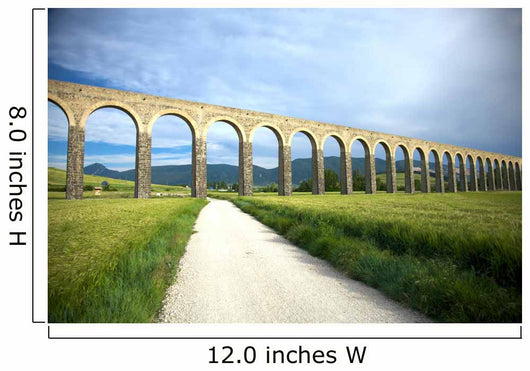 roman aqueduct in pamplona Wall Mural