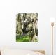 spanish moss on oak Wall Mural