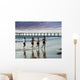 a run to the pier Wall Mural