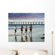 a run to the pier Wall Mural