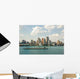Downtown Skyline and Waterfront Wall Decal
