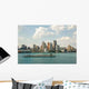 Downtown Skyline and Waterfront Wall Decal