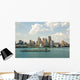 Downtown Skyline and Waterfront Wall Decal