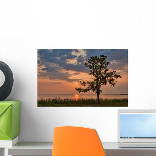 Sunset Mobile Bay Wall Decal