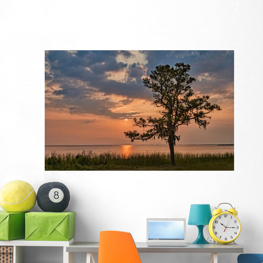Sunset Mobile Bay Wall Decal