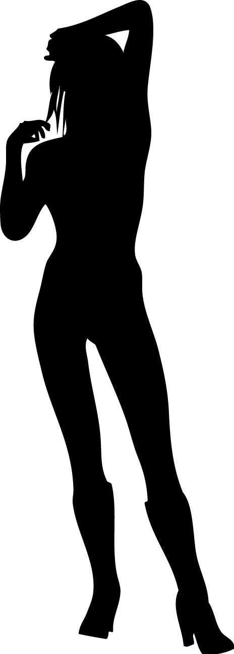 Woman Attractive Heels Hand Wall Decal