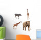 Africa Animals Collection Wall Stickers