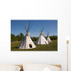 Indian Teepees Wall Mural