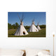 Indian Teepees Wall Mural