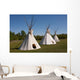 Indian Teepees Wall Mural