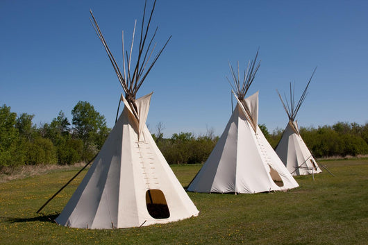 Indian Teepees Wall Mural