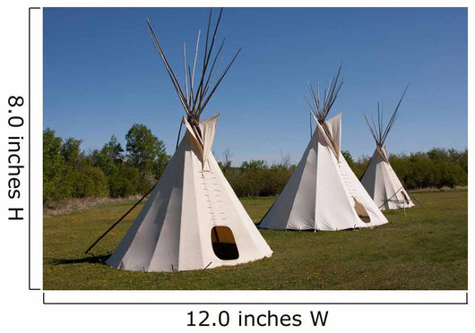 Indian Teepees Wall Mural