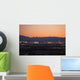 las vegas skyline at dusk Wall Mural