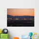 las vegas skyline at dusk Wall Mural