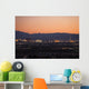 las vegas skyline at dusk Wall Mural