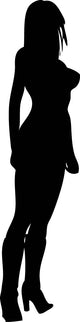 Woman Sexy Confident 1 Wall Decal
