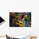 Mardi Gras Mask and Beads Wall Mural