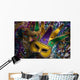 Mardi Gras Mask and Beads Wall Mural
