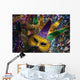 Mardi Gras Mask and Beads Wall Mural