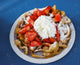 Funnel Cake With Strawberrys Wall Mural