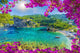Amazing Bay with Crystal Wall Decal