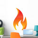 Fire Logo Wall Decal