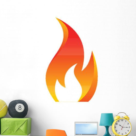 Fire Logo Wall Decal